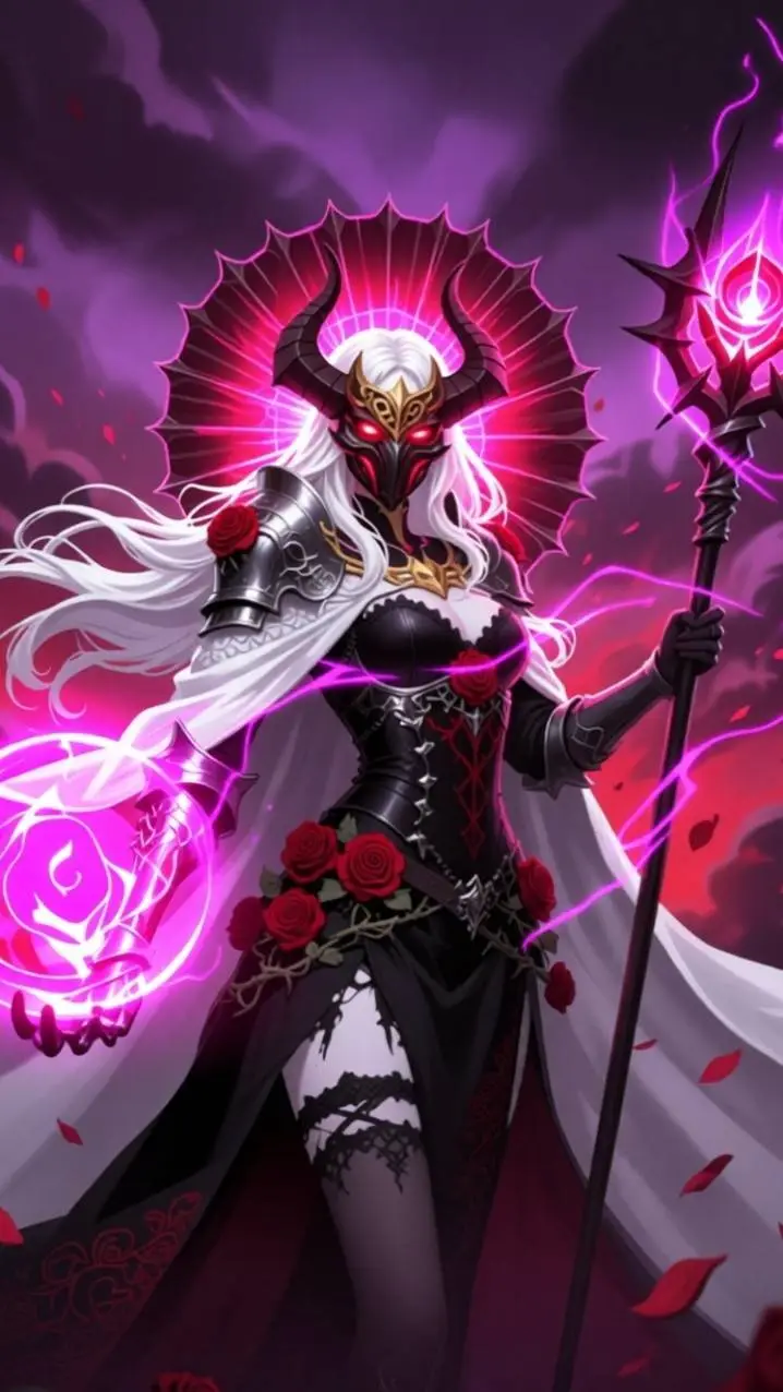 ai character: Revenant of Roses background