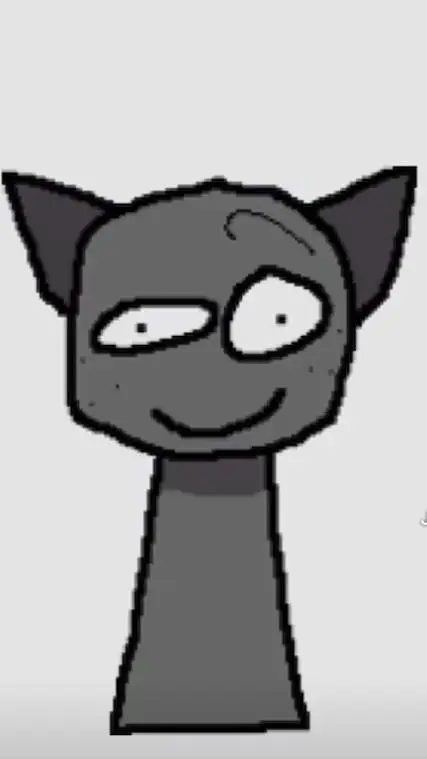 ai character: Temu Gray  background