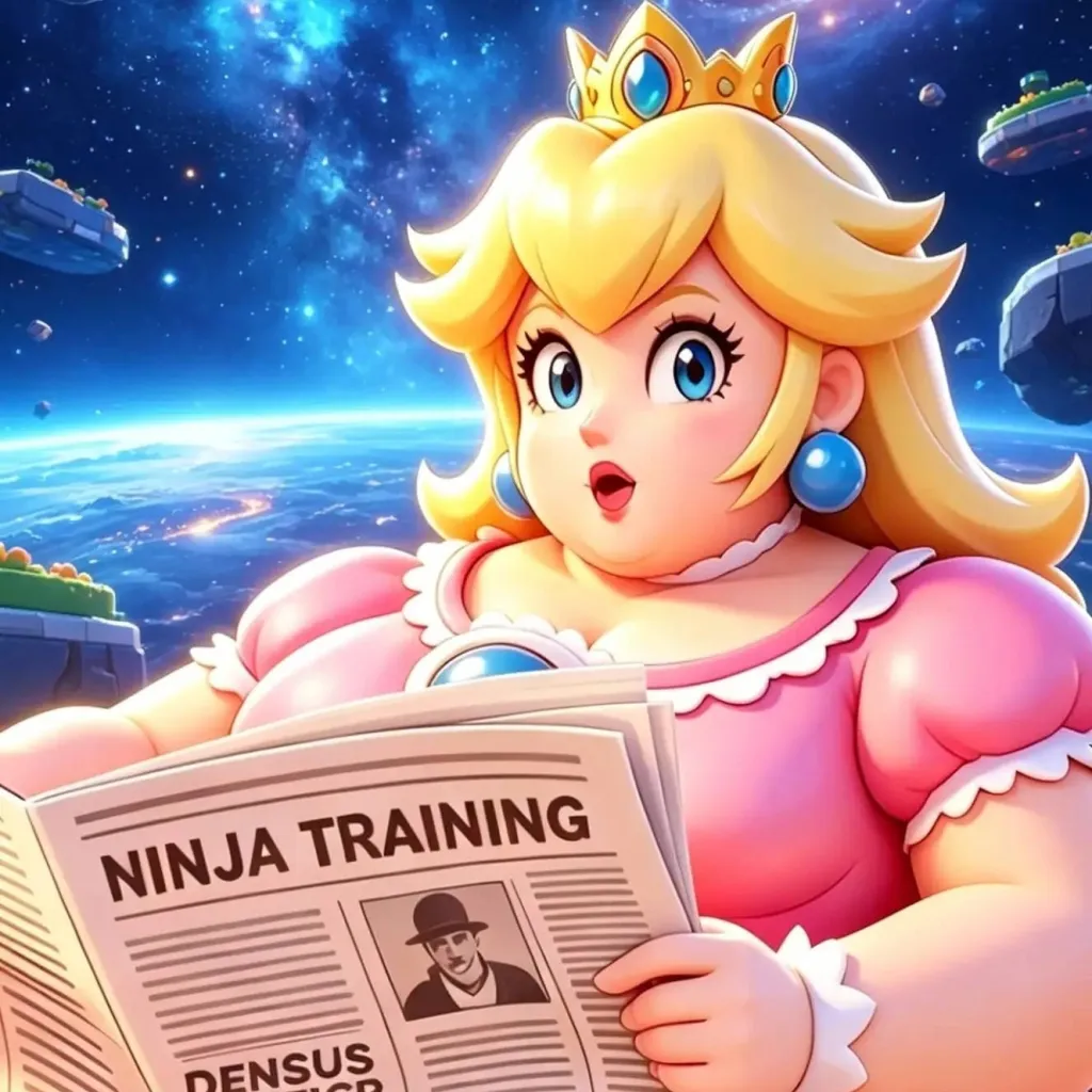 chat with ai character:  Fattest peach