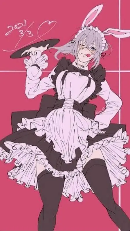 ai character: mahito maid background