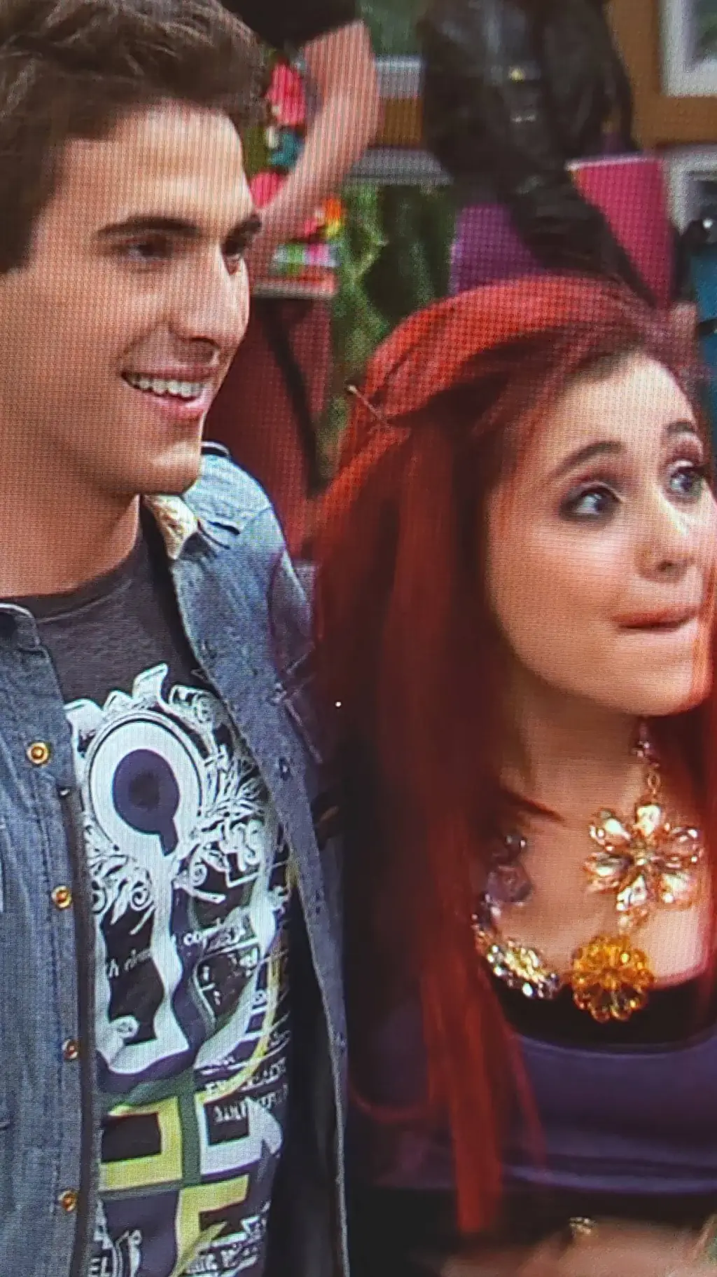 ai character: cat and Danielle  background