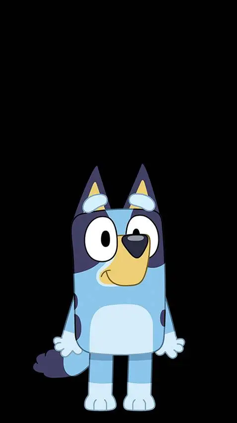 ai character: BLUEY background