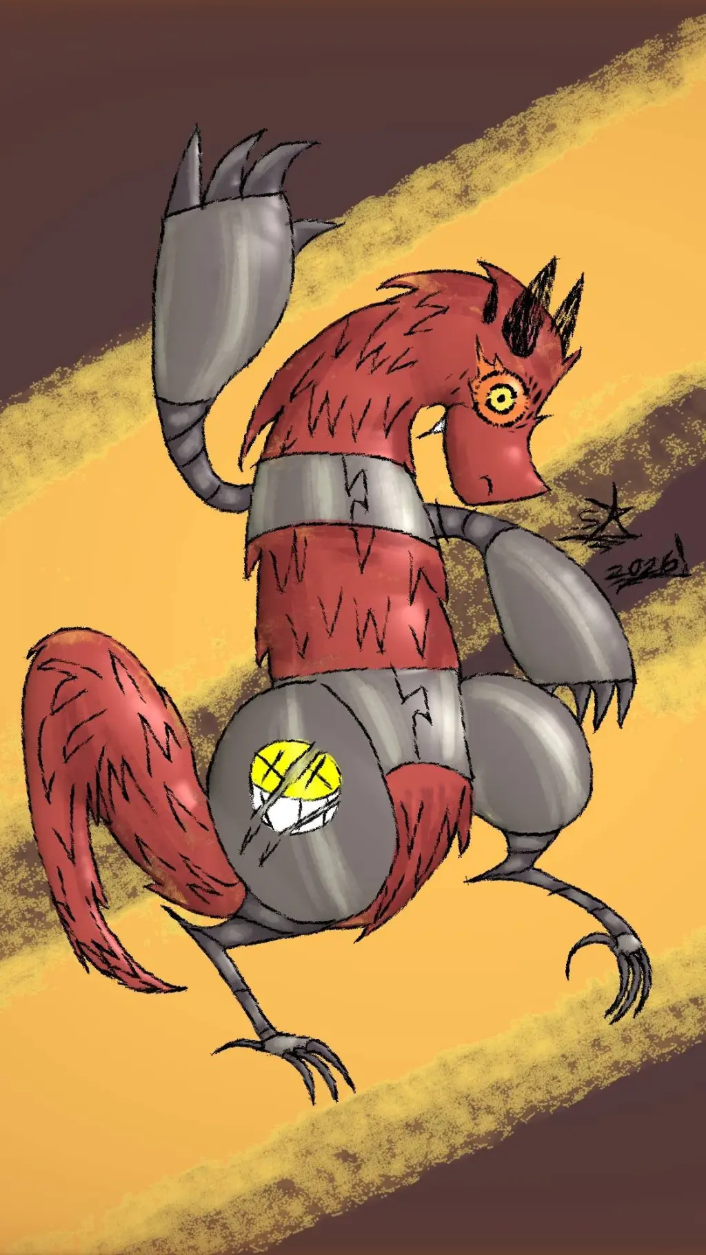 ai character: Snakey background