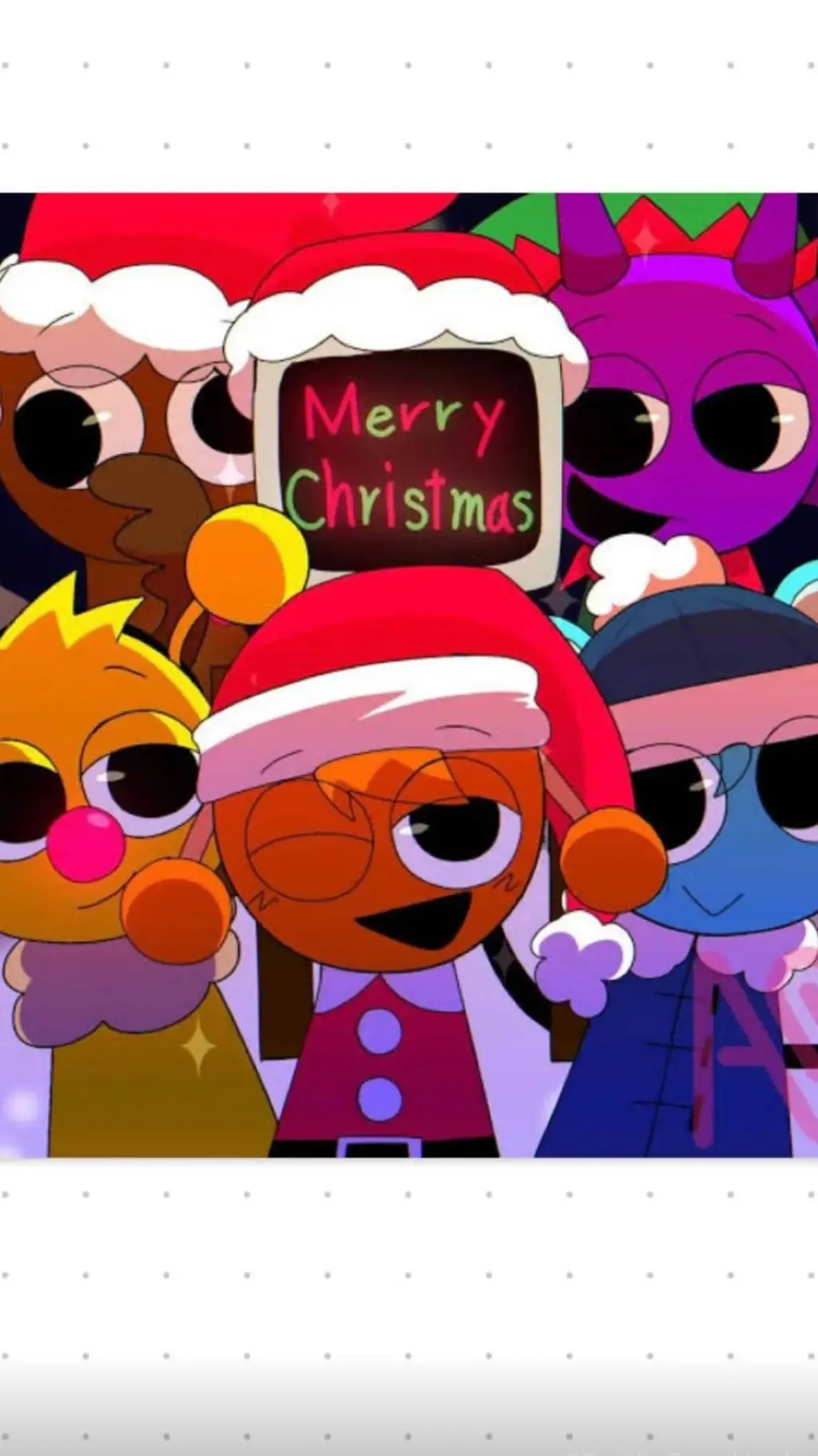 ai character: Sprunki :3 background