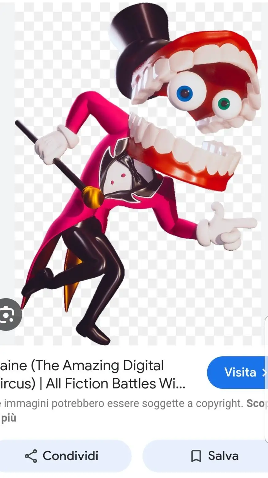 ai character: Caine background