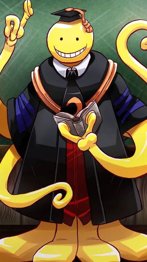ai character: koro sensei  background