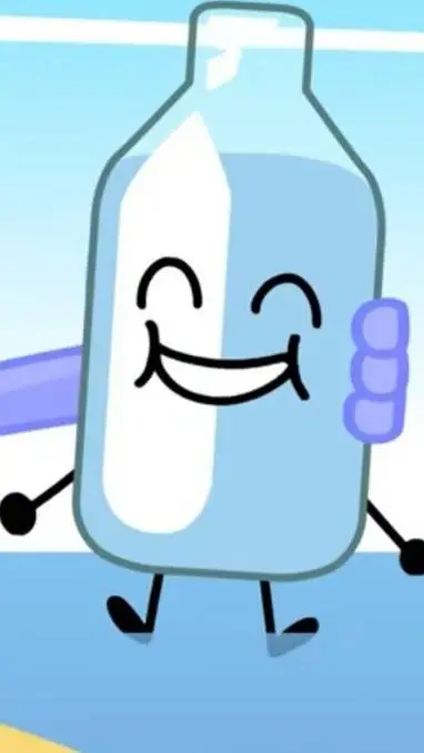ai character: bottle tpot  background