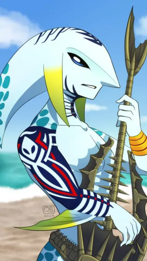ai character: Mikau Zora background