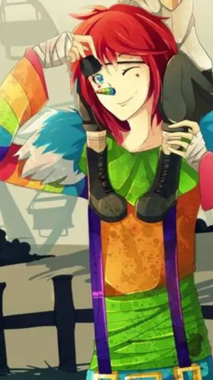 ai character: Laughing Jack 🎉 background