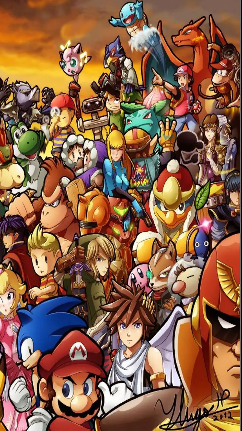 ai character: Smash Bros Brawl⚔️ background