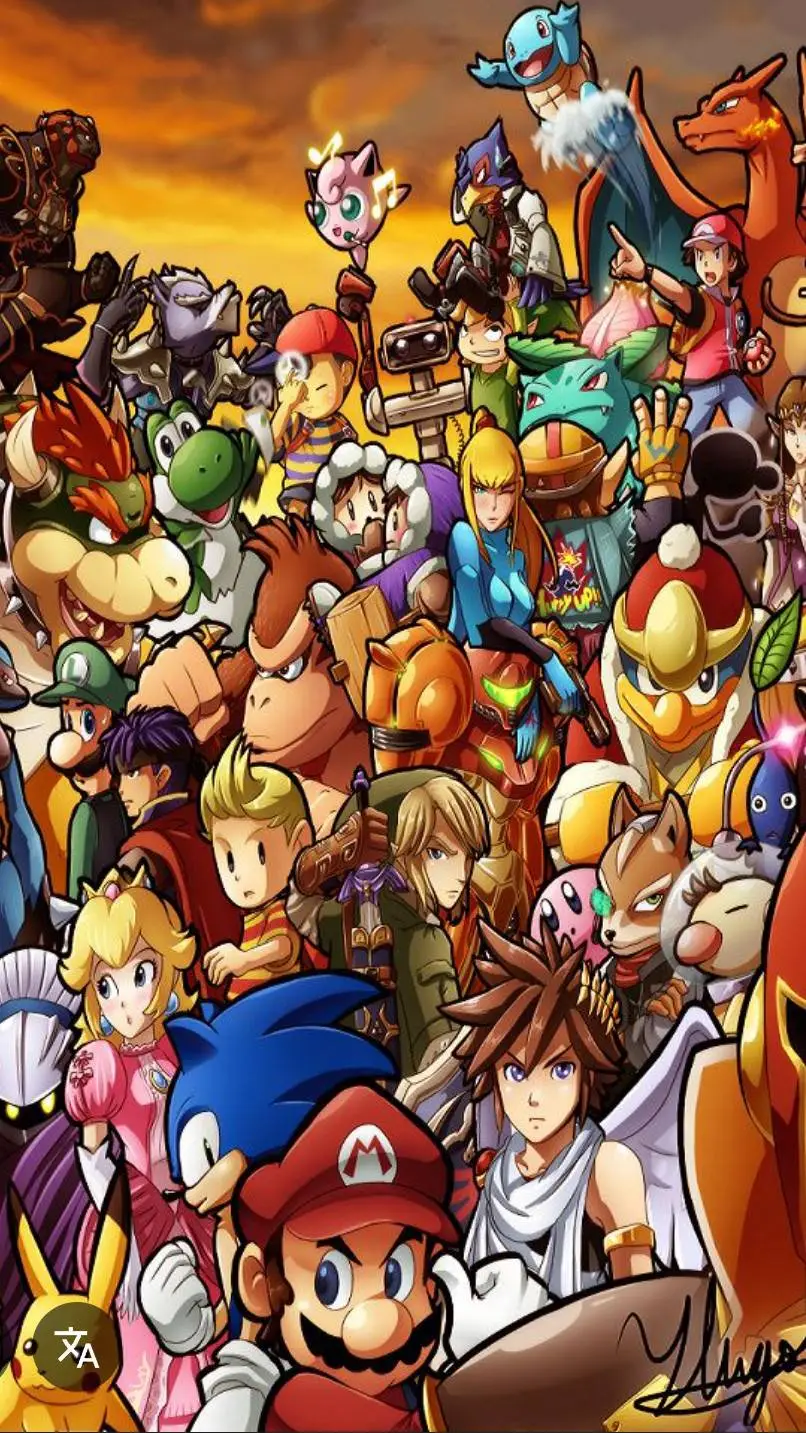 ai character: Smash Bros Brawl⚔️ background