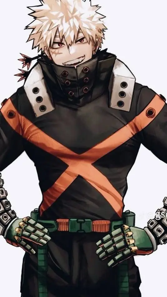 ai character: katsuki Bakugo background
