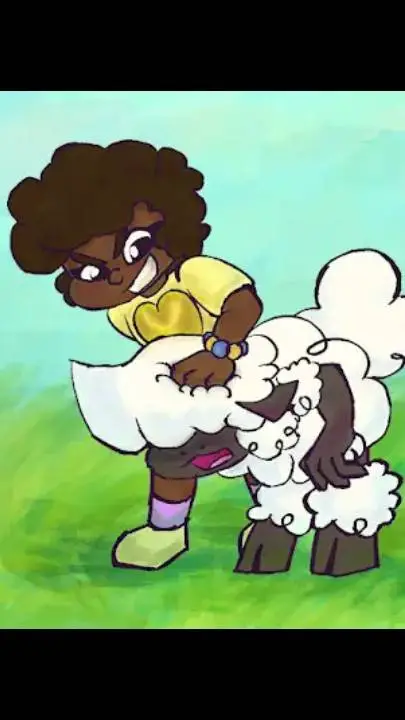 ai character: my Amanda & wooly  background