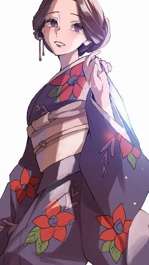 ai character: lady Tamayo  background