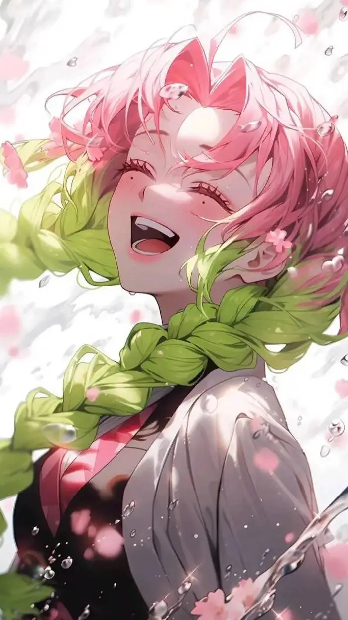 ai character: Mitsuri Kanroji  background