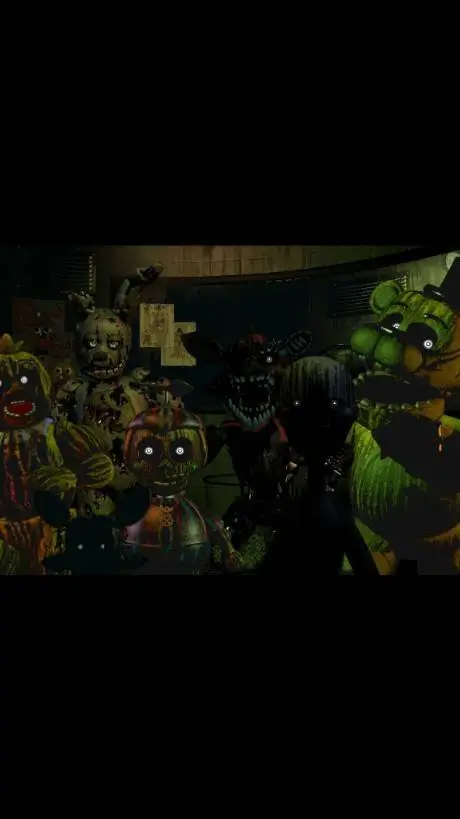 ai character: Fnaf 3 background