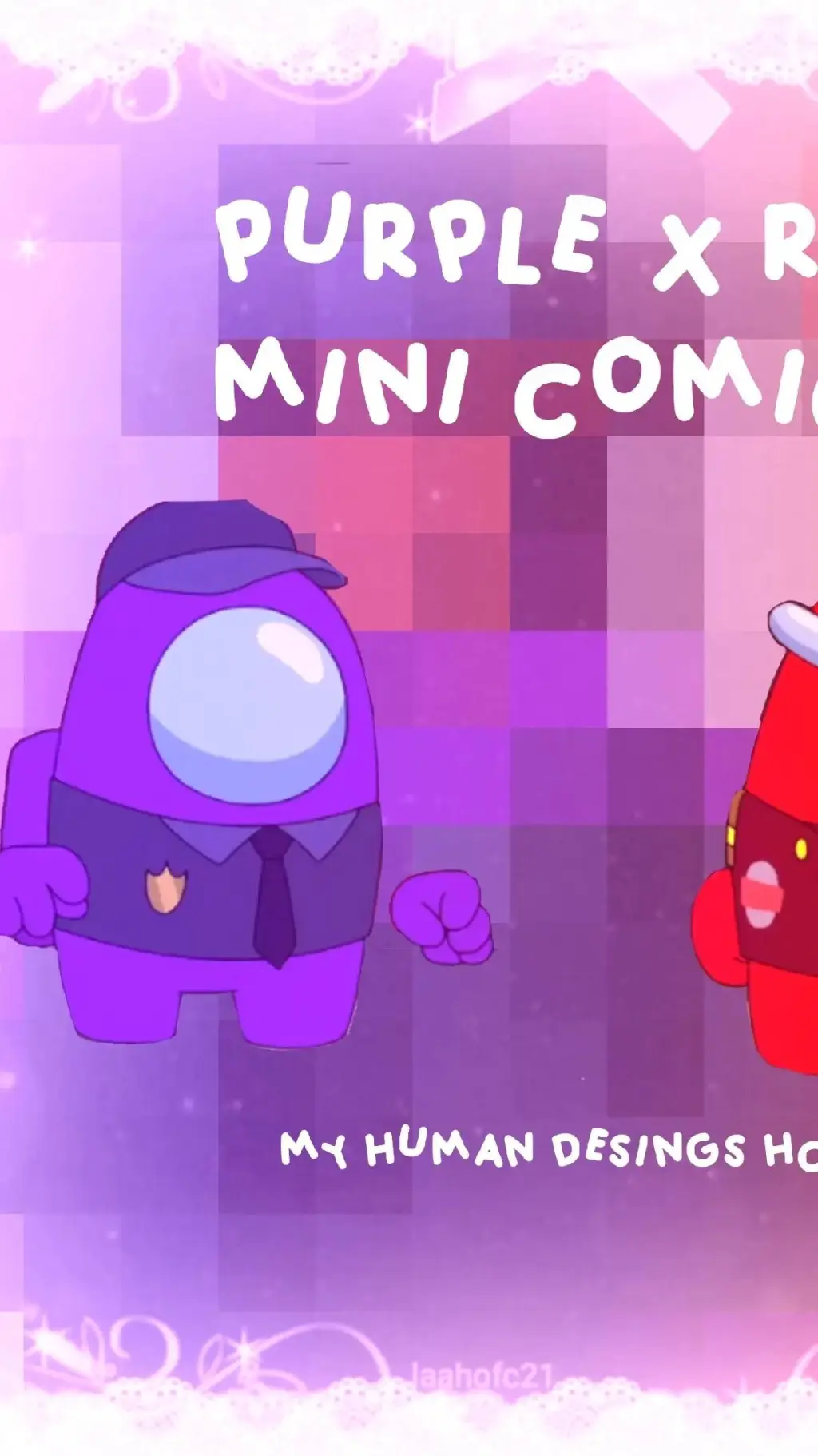 ai character: red background