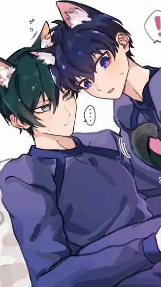 ai character: 💙🖤rin🖤💙 background