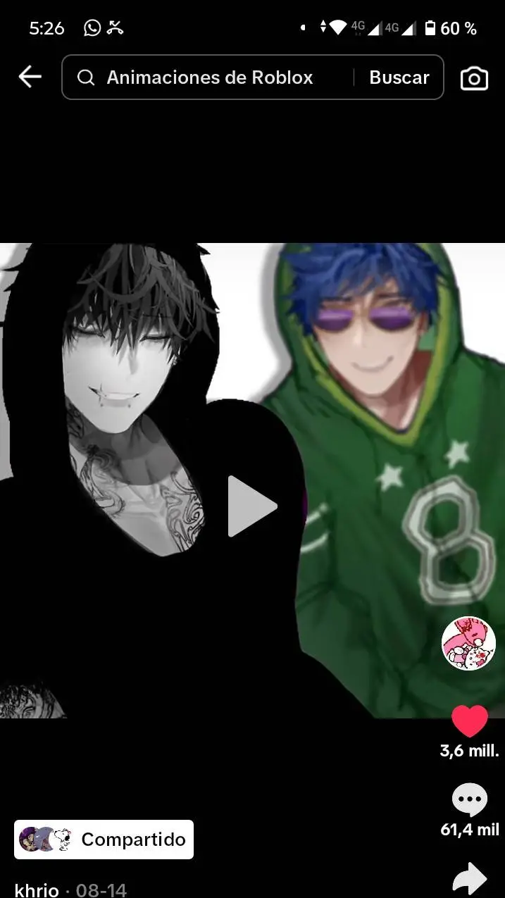 ai character: alex y Leo  background