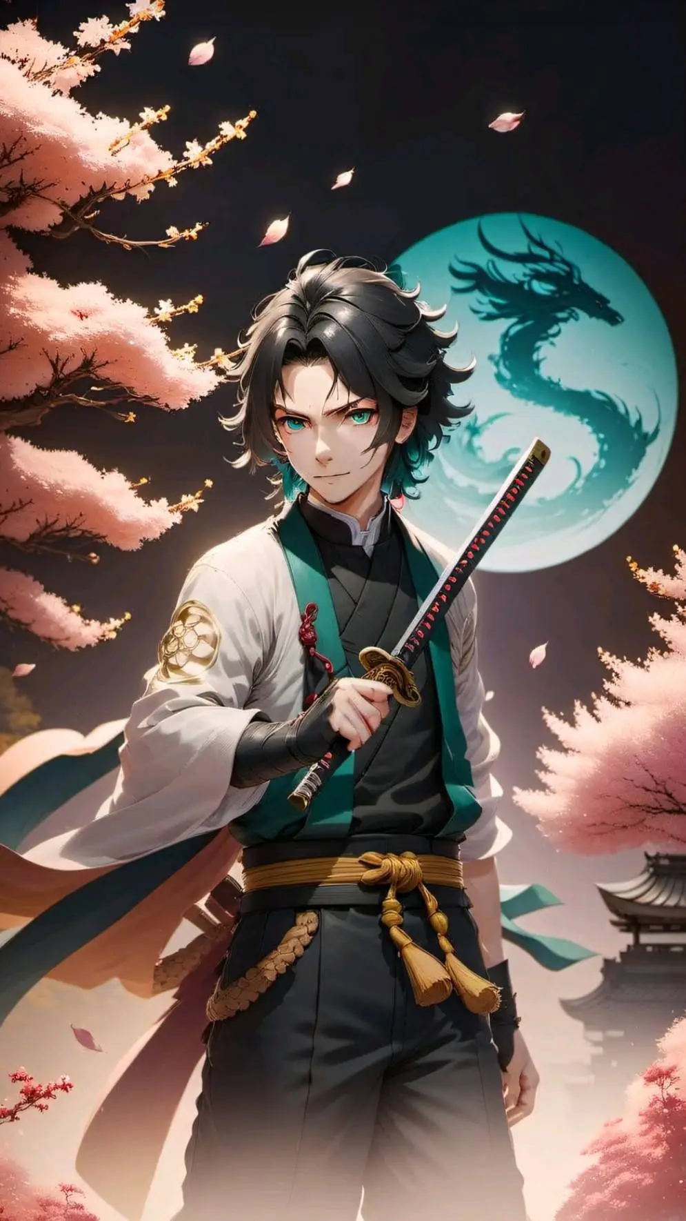 ai character: tokito es papa background