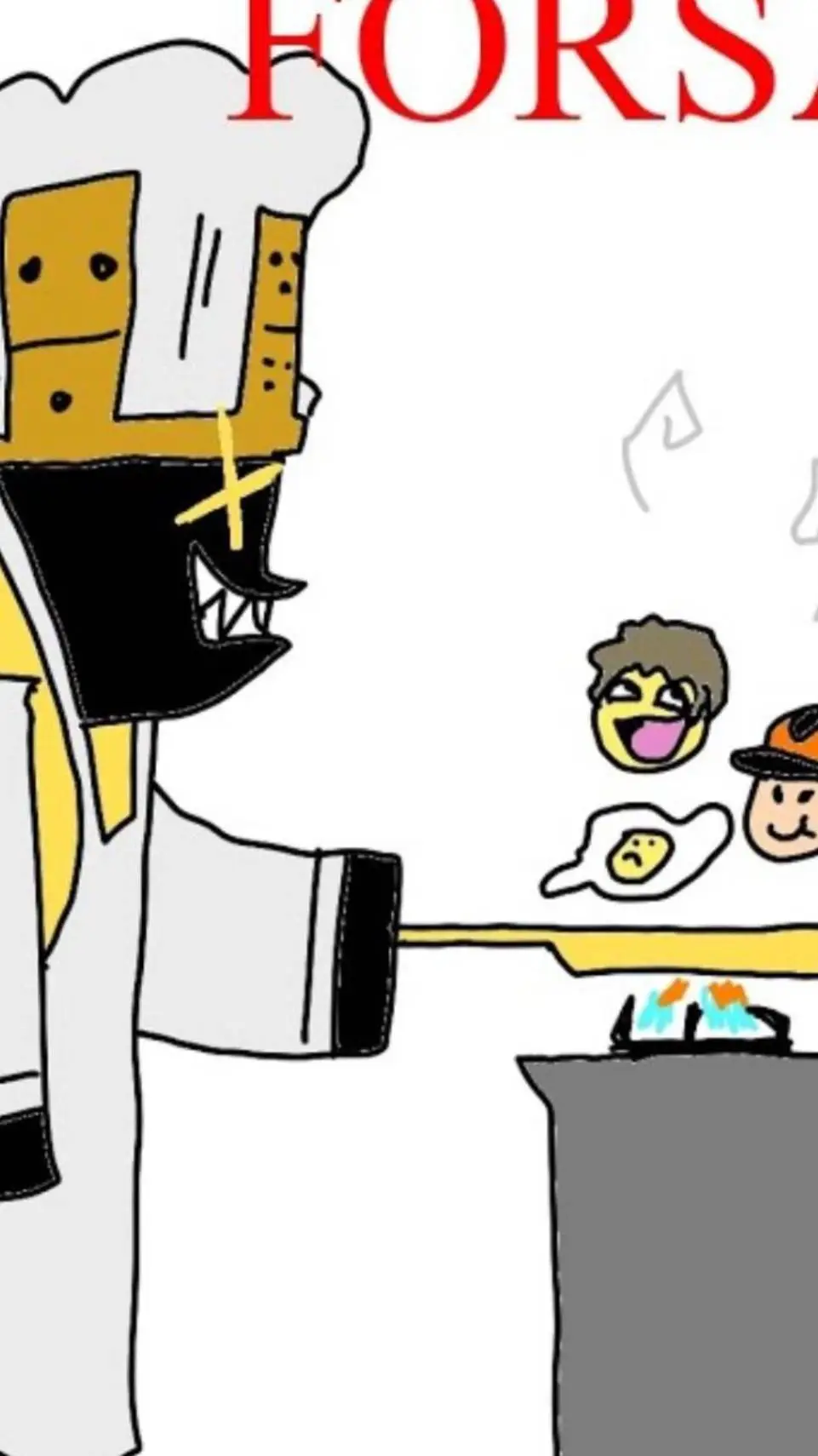 ai character: Chef1Eggs background
