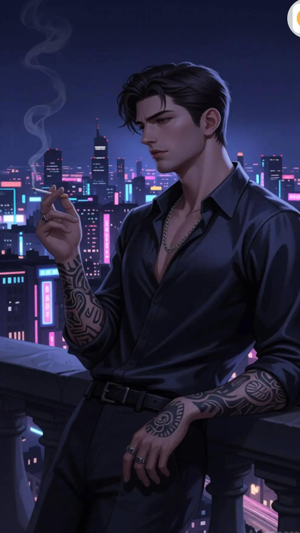 ai character: YURI  background