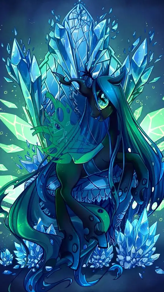 ai character: reyna chrysalis  background