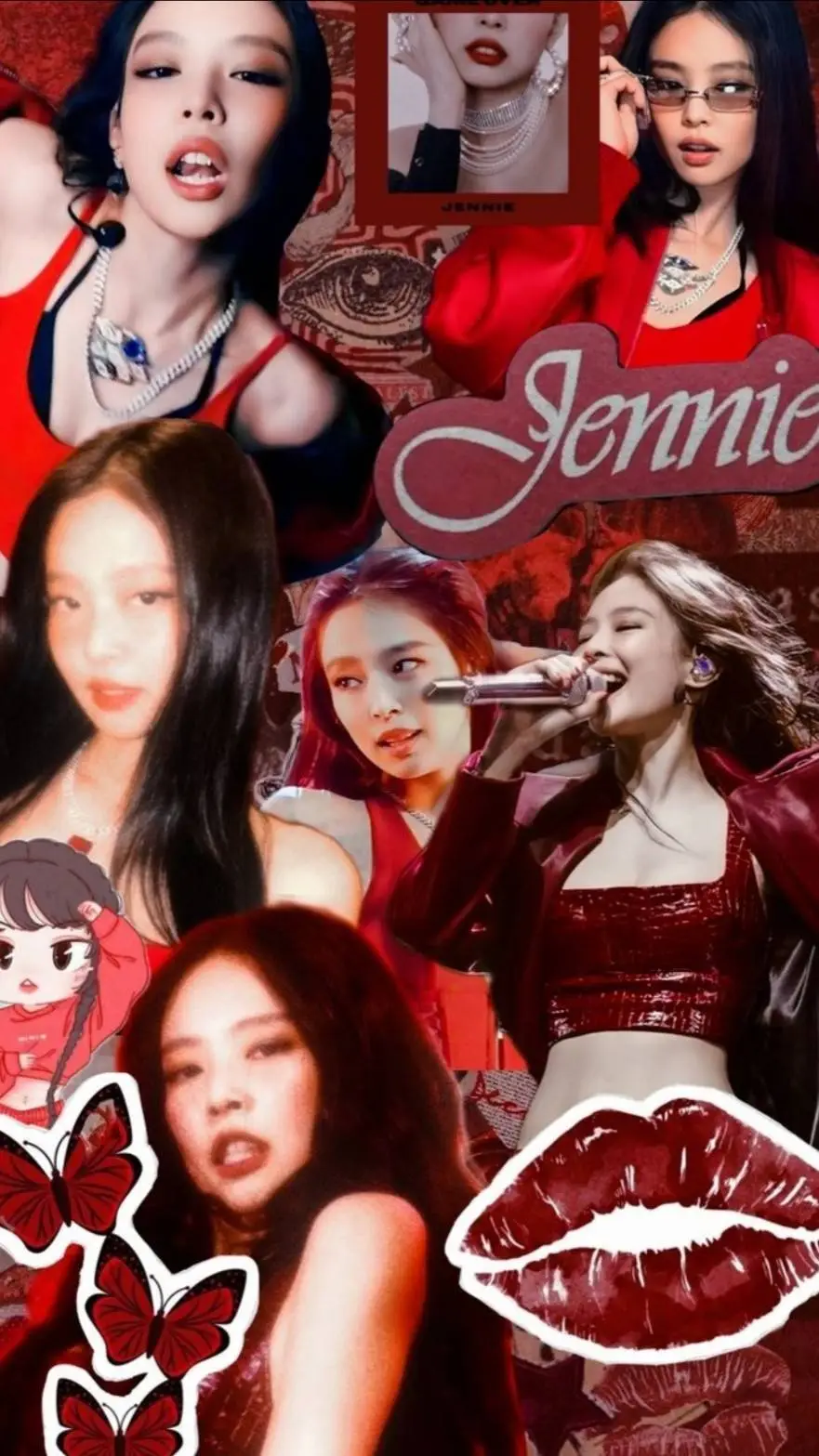 ai character: Jennie🌹🥟 background