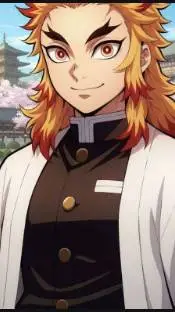 ai character: Kyojuro Rengoku  background