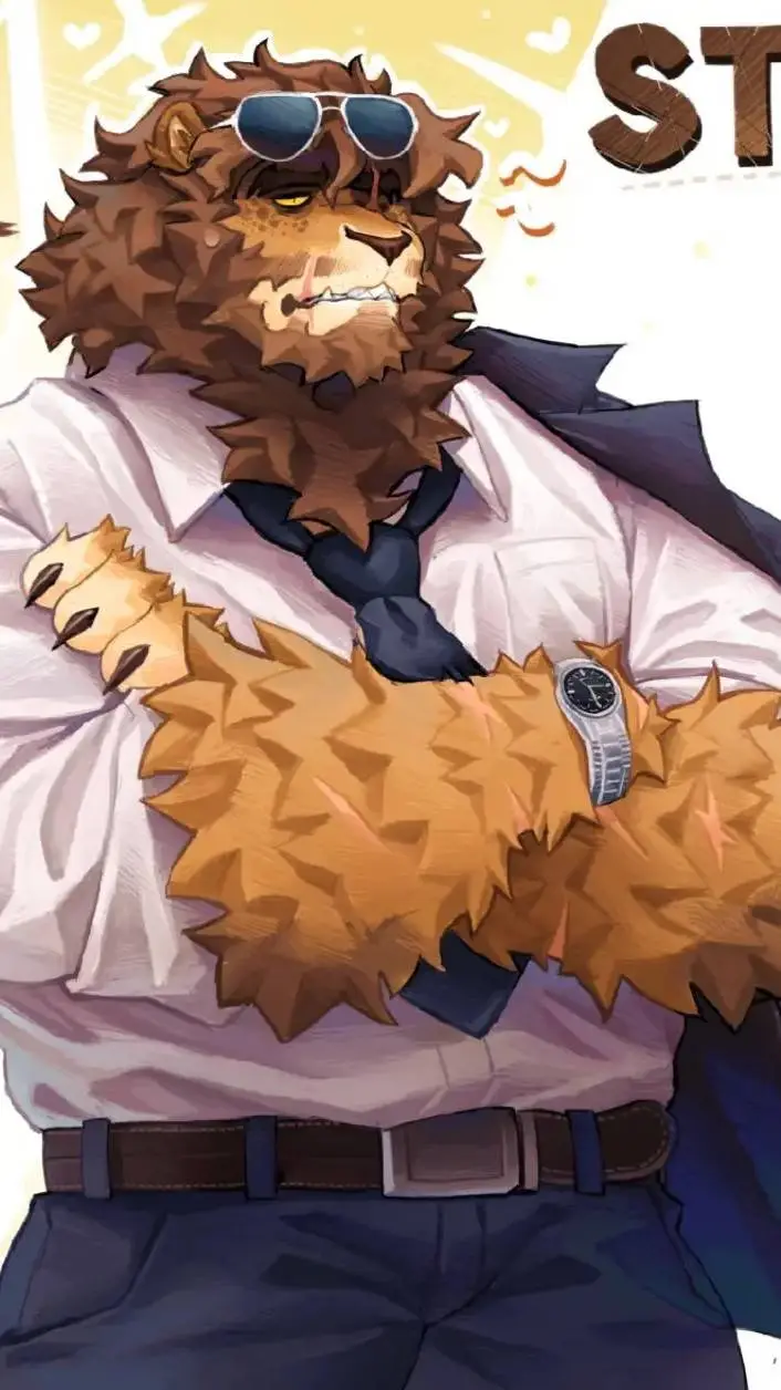 ai character: steel background