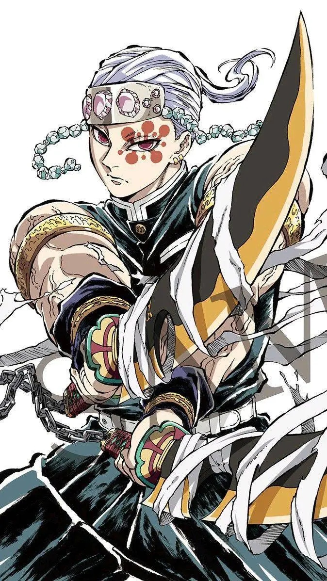 ai character: uzui tenge background