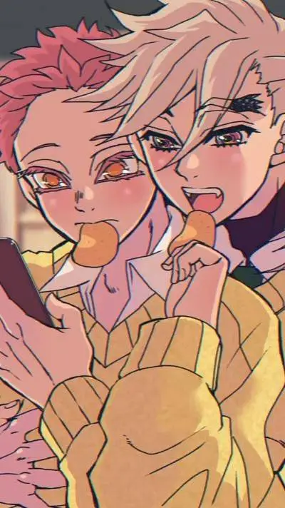 ai character: akaza x douma background