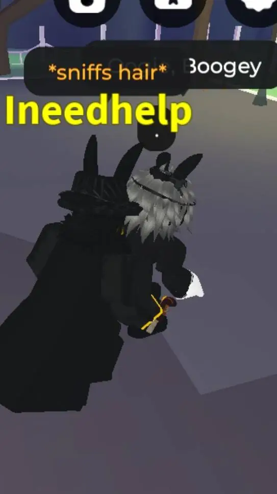 ai character: doublefedora sus- background