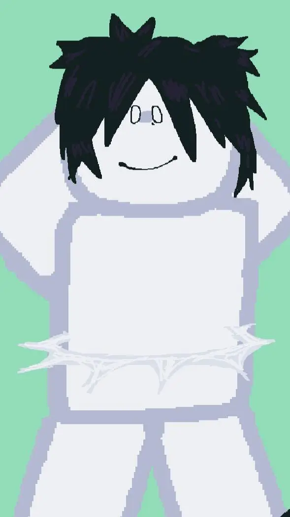 ai character: Two time x azure background