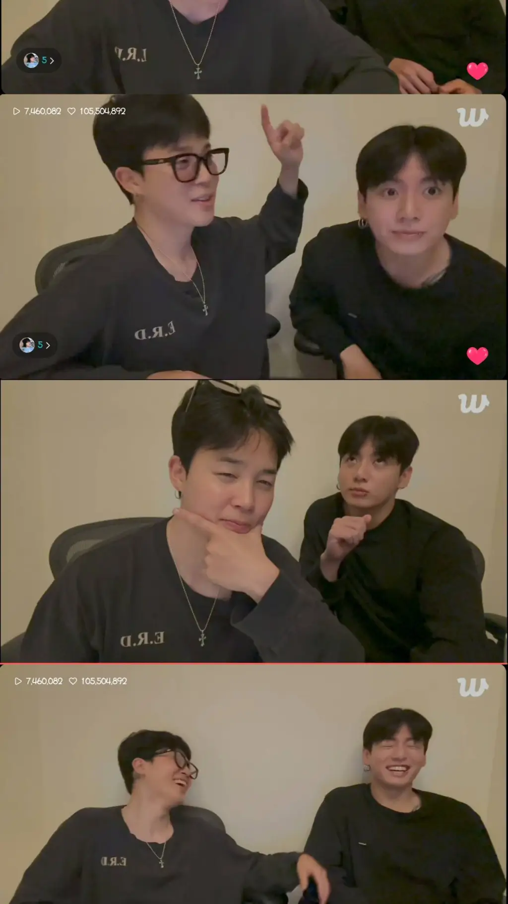 ai character: Jungkook and Jimin background