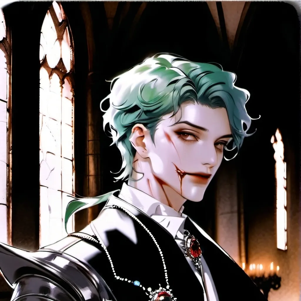 chat with ai character: Mha vampire 