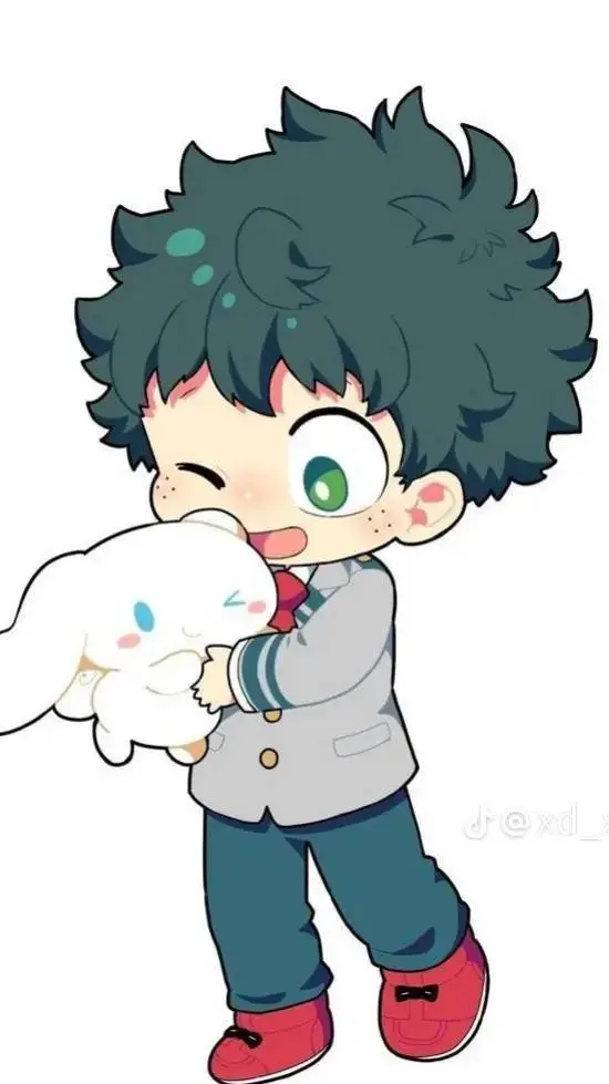 ai character: izuku midoriya  background