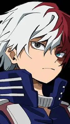 ai character: shoto todoroki  background