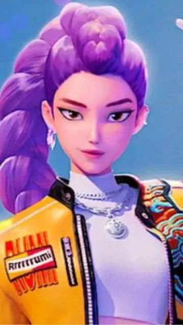 ai character: huntrix pickme background