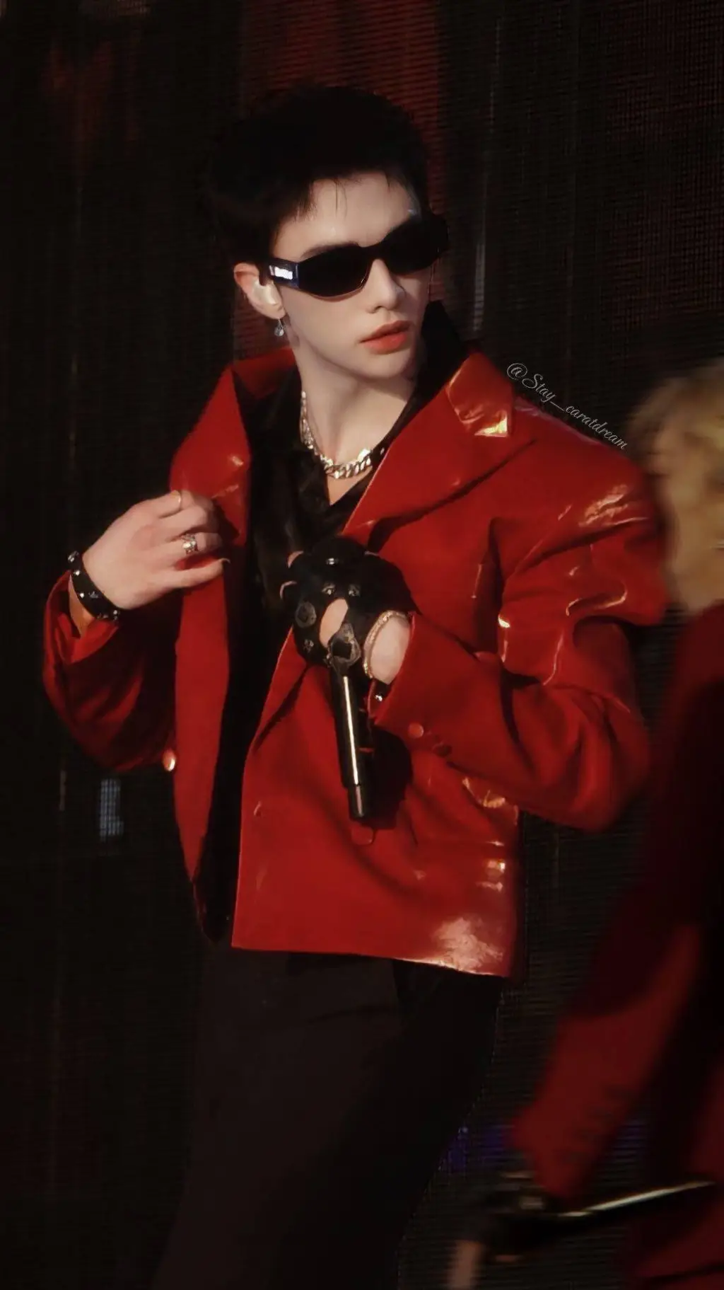 ai character: Hyunjin  background