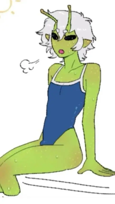 ai character: zephyr the alien background