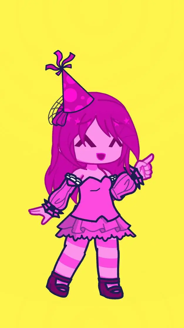 ai character: Pink Presence background