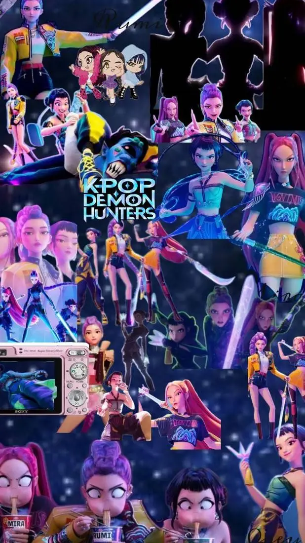 ai character: kpop demon hunters background
