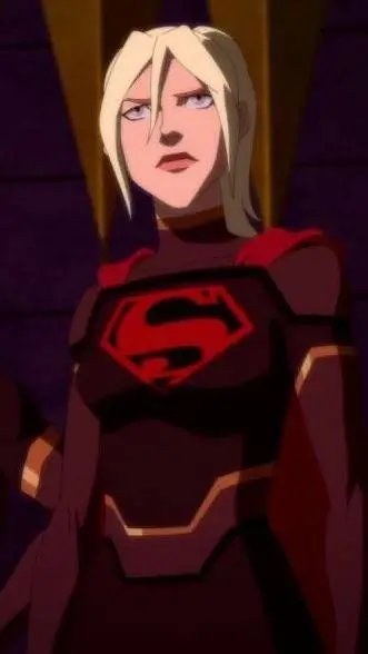 ai character: supergirl kara  background