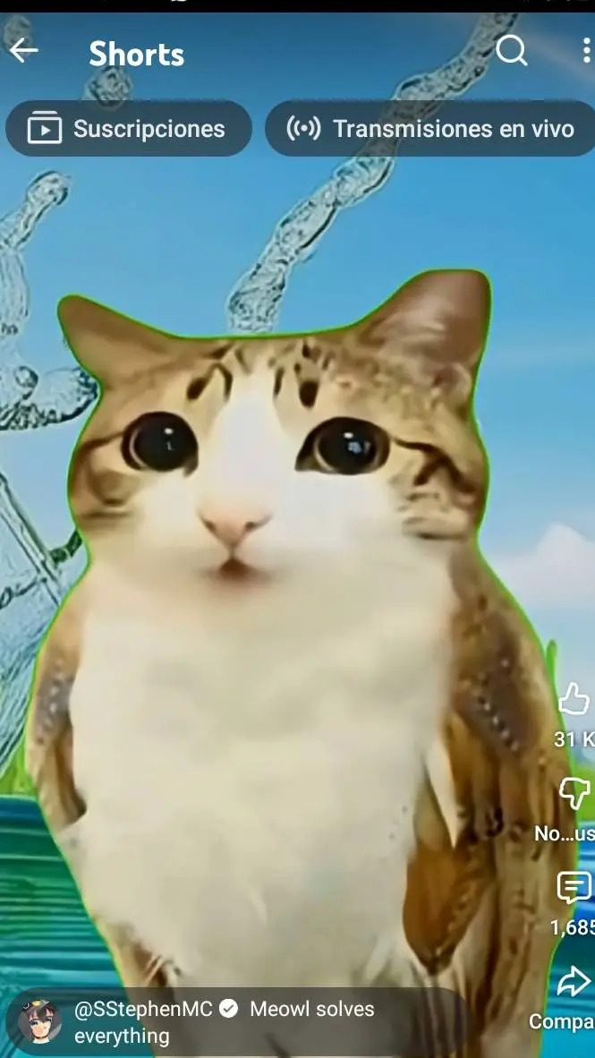 ai character: meowl background