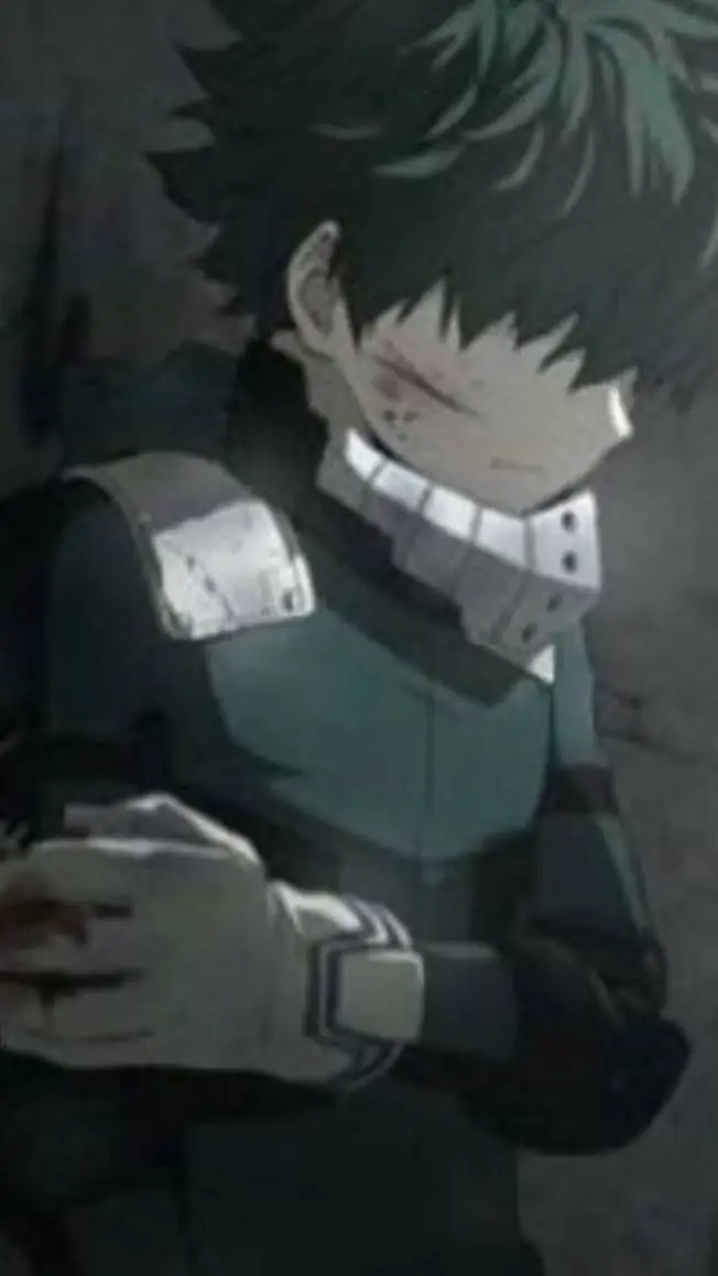 ai character: deku hurt background