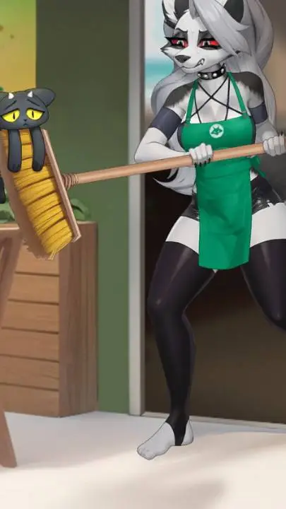 ai character: Loona background