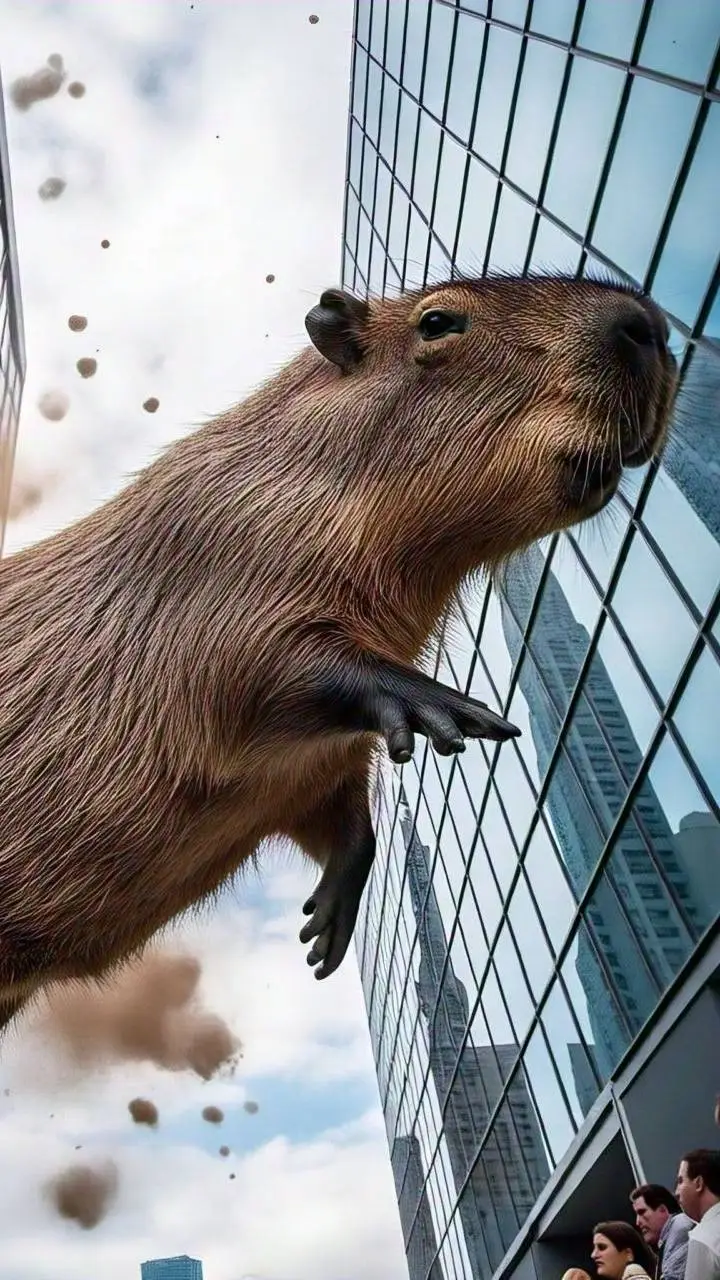 ai character: 🤨capivara 🤨 background