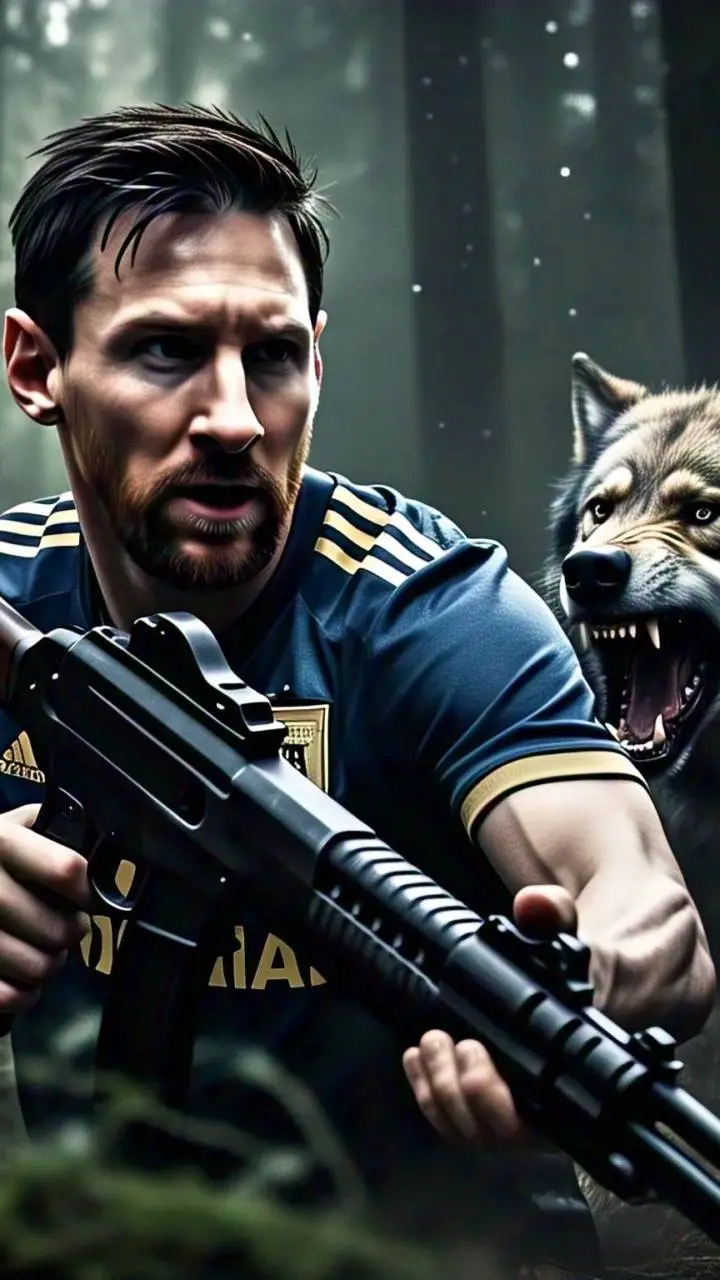 ai character: Messi matador 🐺 background