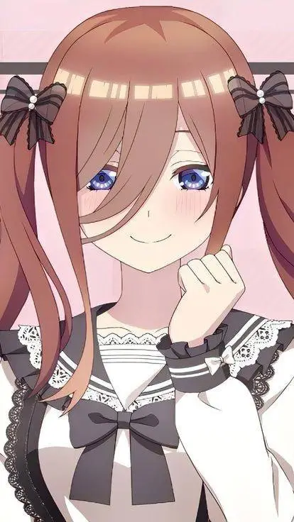 ai character: Miku Nakano background